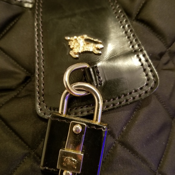 Authentic Burberry Quilted Black Leather Hobo - Picture 4 of 7